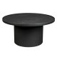DUTCHBONE Winston sofabord, rund - sort metal og tr (70)