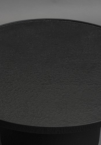 DUTCHBONE Winston sofabord, rund - sort metal og tr (70)