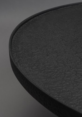 DUTCHBONE Winston sofabord, rund - sort metal og tr (70)