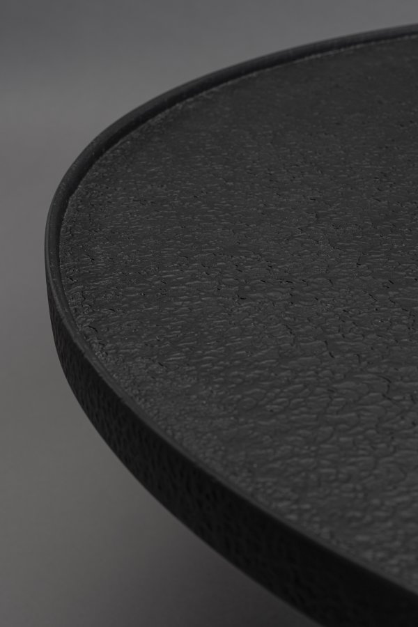 DUTCHBONE Winston sofabord, rund - sort metal og tr (70)