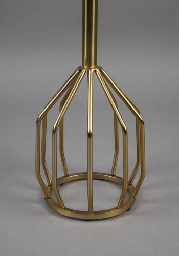 DUTCHBONE Salerno sidebord S, rund - grn marmor og guld stl (30)