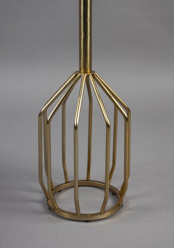 DUTCHBONE Salerno sidebord M, rund - grn marmor og guld stl (25)