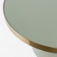 ZUIVER Glam sofabord, rund - guld stl og grn emalje jern (60)