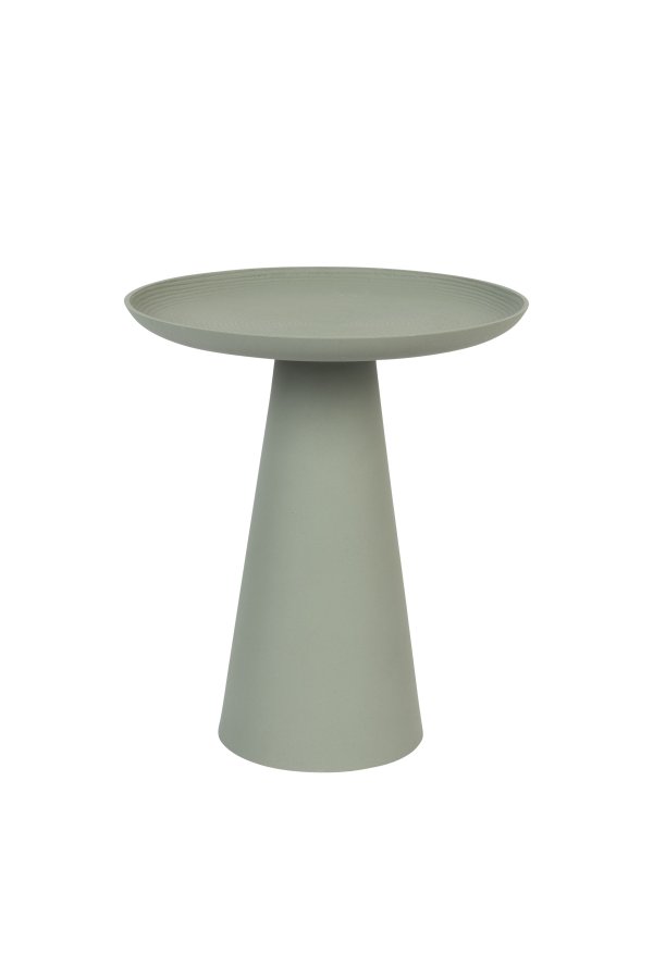 WHITE LABEL LIVING Ringar Large sidebord, rund - grn metal (39,5)