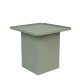 WHITE LABEL LIVING Sverre Square sidebord, kvadratisk - grn metal (44x44)