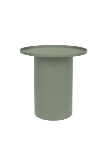 WHITE LABEL LIVING Sverre sidebord, rund - grn metal (45,5)