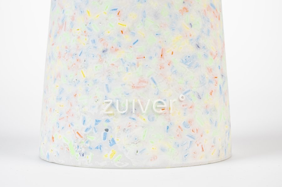 ZUIVER Victoria sidebord S, rund - multifarvet genbrugt terrazzo (30)