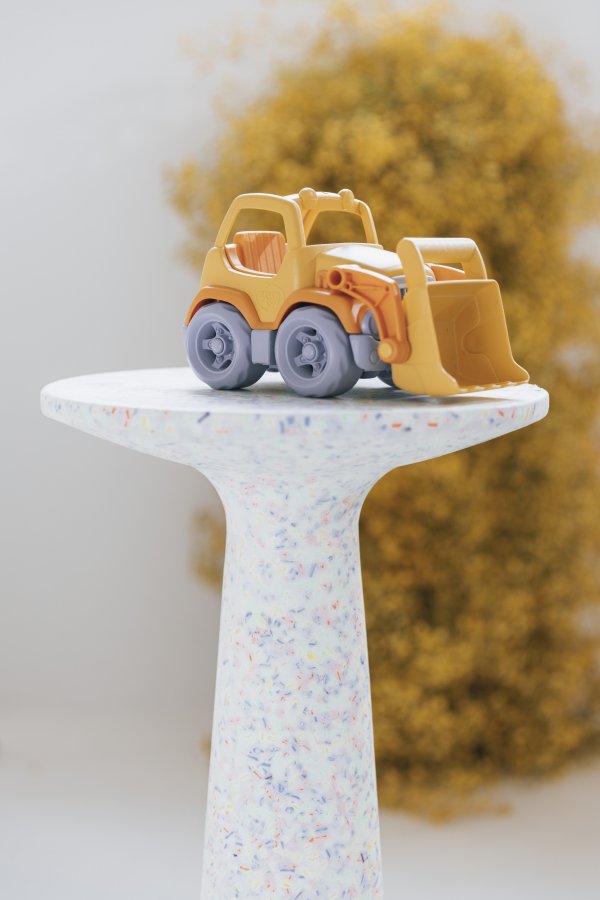 ZUIVER Victoria sidebord S, rund - multifarvet genbrugt terrazzo (30)