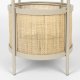 WHITE LABEL LIVING Makoto sidebord, m. kurv - rattan og sand askefinér/metal (30)