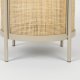 WHITE LABEL LIVING Makoto sidebord, m. kurv - rattan og sand askefinér/metal (30)
