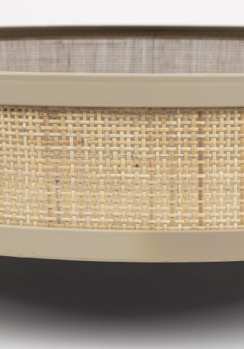 WHITE LABEL LIVING Makoto sofabord, m. kurv - rattan og sand askefinér/metal (80)