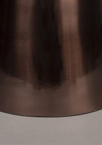 DUTCHBONE Monter sidebord S, rund - brun marmor og brun aluminium (25)