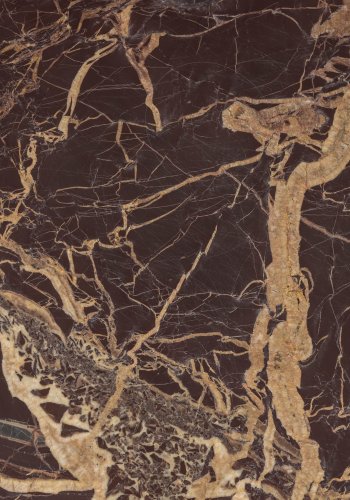 DUTCHBONE Monter sidebord S, rund - brun marmor og brun aluminium (25)