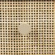 WHITE LABEL LIVING Amaya sidebord, m. 1 skuffe - beige tr og metal (48x38)