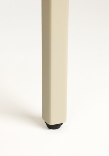 ZUIVER Faces sidebord, m. 1 lge og 1 hylde - beige egetr og jern (45x35)