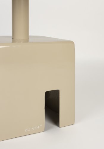 ZUIVER Chubby sidebord, kvadratisk - beige jern (40x40)