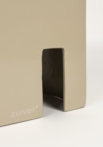 ZUIVER Chubby sidebord, kvadratisk - beige jern (40x40)