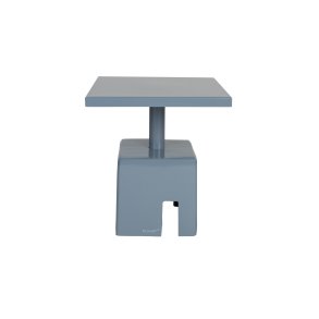 ZUIVER Chubby sidebord, kvadratisk - ocean bl jern (40x40)