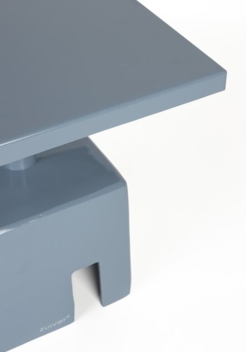 ZUIVER Chubby sidebord, kvadratisk - ocean bl jern (40x40)