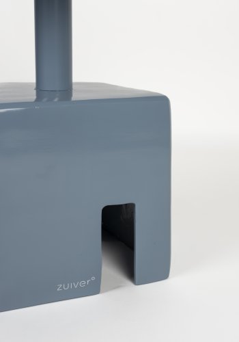 ZUIVER Chubby sidebord, kvadratisk - ocean bl jern (40x40)