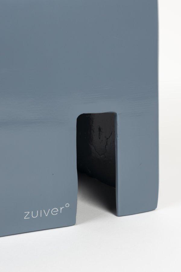 ZUIVER Chubby sidebord, kvadratisk - ocean bl jern (40x40)