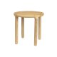 ZUIVER Storm sidebord, rund - natur egetrsfinér og asketr (45)
