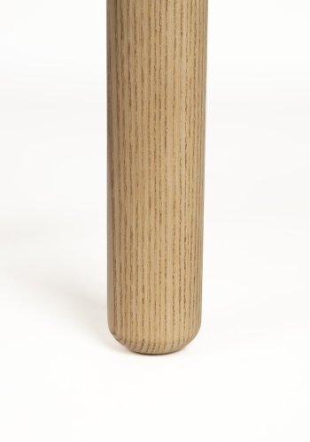 ZUIVER Storm sidebord, rund - natur egetrsfinér og asketr (45)