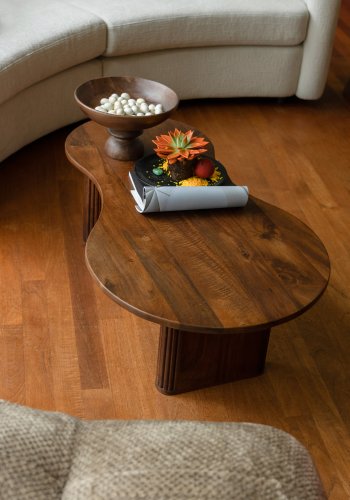 DUTCHBONE Tilon sofabord - valnddefarvet mangotr (110x60)