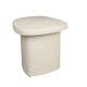 DUTCHBONE Veda sidebord, hj - beige genbrugt marmor (56x45)