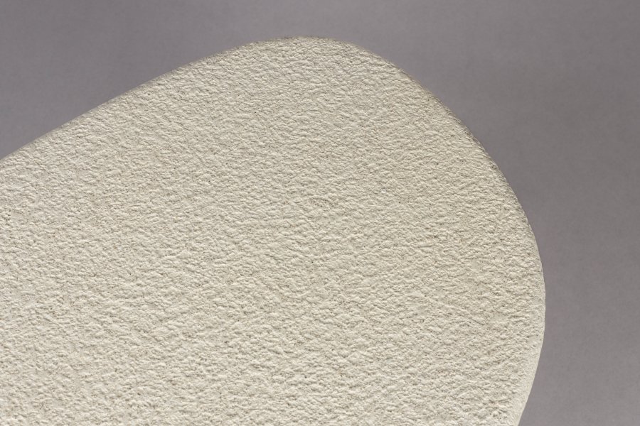 DUTCHBONE Veda sidebord, lav - beige genbrugt marmor (56x45)