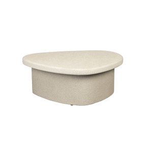 DUTCHBONE Veda sofabord, organisk - beige genbrugt marmor (74x49)