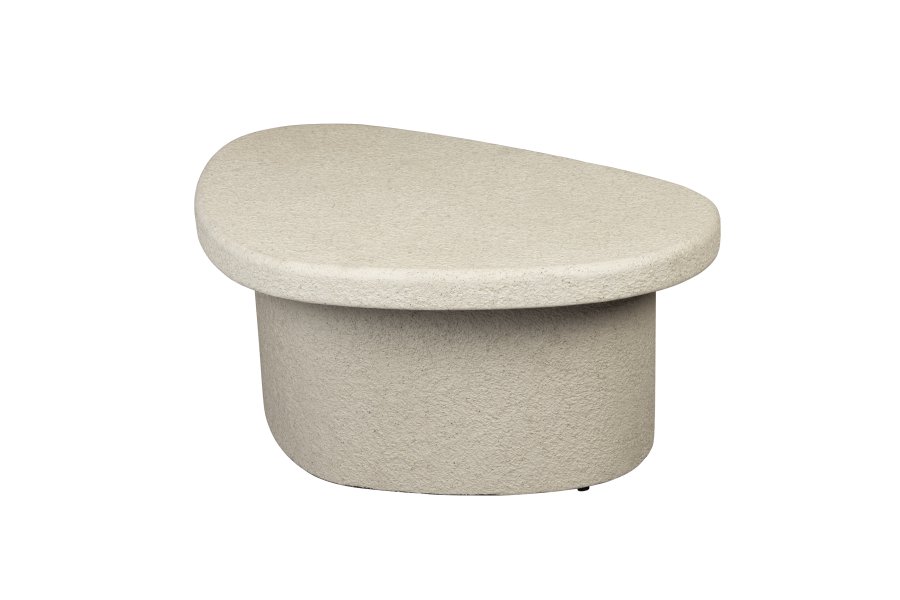 DUTCHBONE Veda sofabord, organisk - beige genbrugt marmor (74x49)