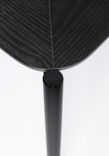 WHITE LABEL LIVING Marcio sofabord, kvadratisk - sort MDF og metal (40x40)