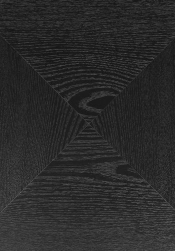 WHITE LABEL LIVING Marcio sofabord, kvadratisk - sort MDF og metal (40x40)