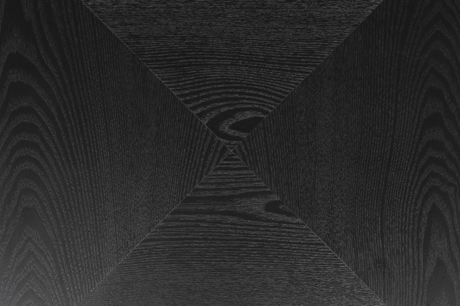 WHITE LABEL LIVING Marcio sofabord, kvadratisk - sort MDF og metal (40x40)