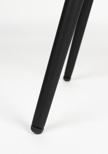 WHITE LABEL LIVING Gualdo sofabord, rektangulr - brun teakfinér og sort jern (80x39)