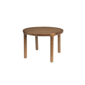 ZUIVER Storm sofabord, rund - valnddefarvet egetrsfinér og asketr (60)