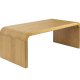 ZUIVER Brave sofabord, rektangulr - natur egetrsfinér og gummitr (120x60)