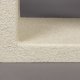 DUTCHBONE Veda sengebord, m. 1 hylde - beige genbrugt marmor (60x40)