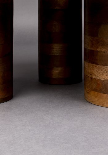 DUTCHBONE Suki sidebord - brun marmor og brun mangotr (st med 3)