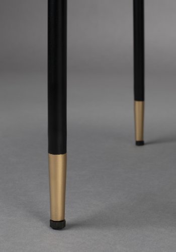 DUTCHBONE Phyllis sidebord, organisk - sort mangotr og sort jern (st med 3)