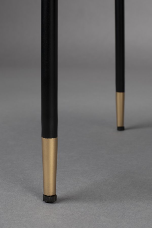 DUTCHBONE Phyllis sidebord, organisk - sort mangotr og sort jern (st med 3)