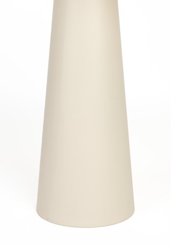 WHITE LABEL LIVING Joya sidebord, Lav, rund - beige keramik/jern (40)