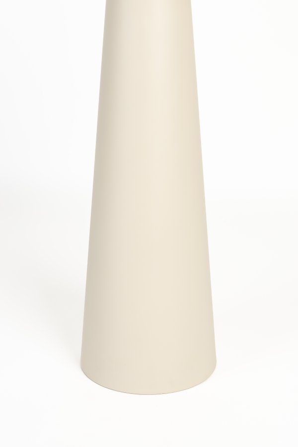 WHITE LABEL LIVING Joya sidebord, Hj, rund - beige keramik/jern (40)