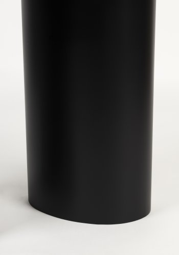 WHITE LABEL LIVING Bela sidebord - sort mangotr og sort jern (st med 2)