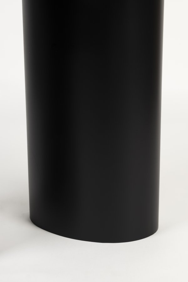 WHITE LABEL LIVING Bela sidebord - sort mangotr og sort jern (st med 2)