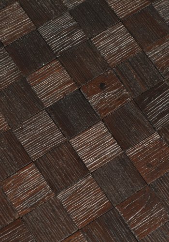 WHITE LABEL LIVING Webster sidebord - brun genbrugsteak og jern (st med 2)