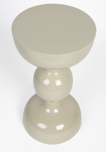 WHITE LABEL LIVING Lars sidebord, rund - elfenben jern (31)