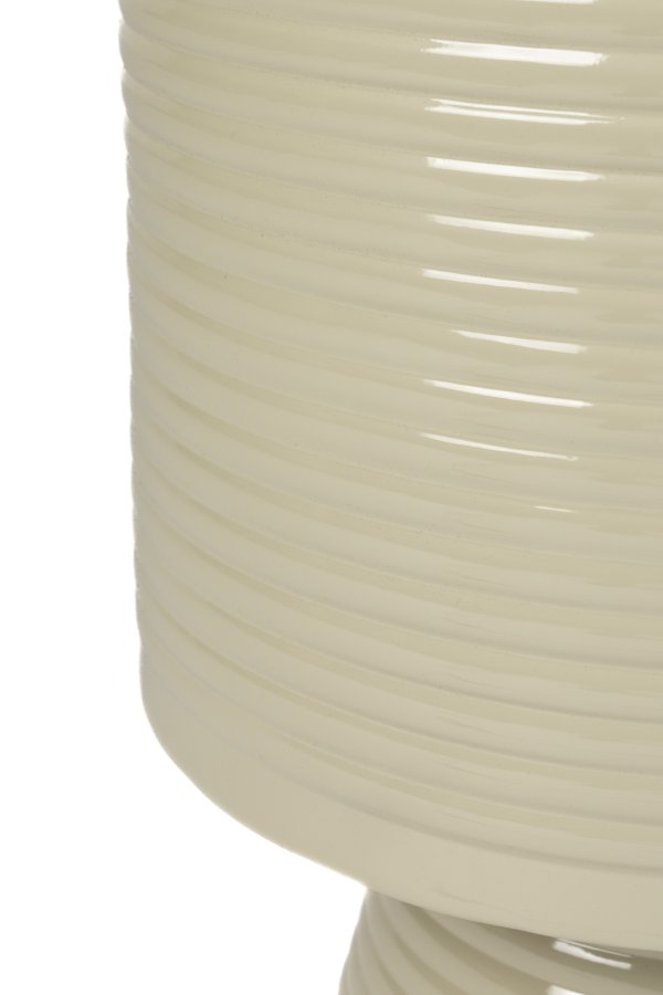 WHITE LABEL LIVING Sven L sidebord, rund - elfenben jern (35)