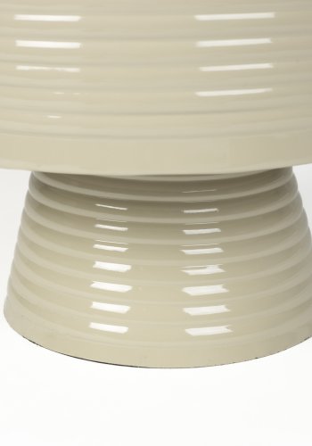 WHITE LABEL LIVING Sven L sidebord, rund - elfenben jern (35)